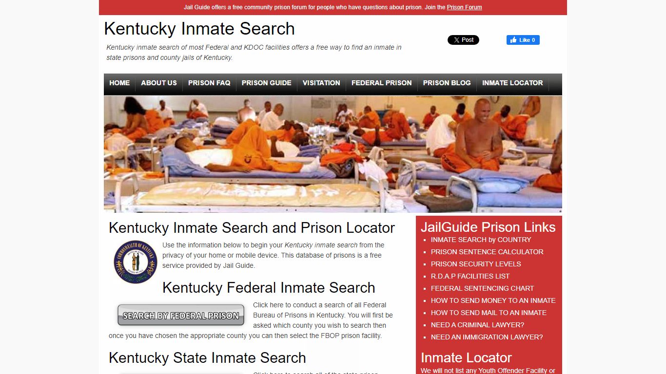 Kentucky Inmate Search and Prison Lookup | Find Inmates in Kentucky